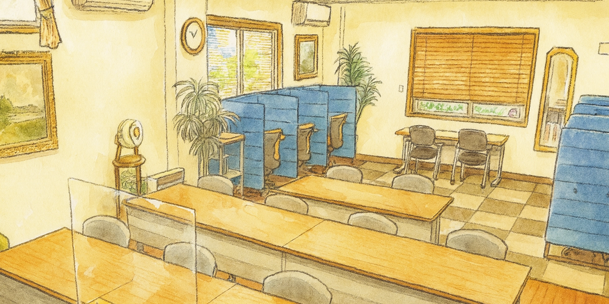 教室の様子がわかる横長の写真